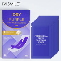 Best Selling Professional Sensitive-Free Purple Purple Teeth Whitening Strips Colour Corrector Dry Strips 7 Pairs
