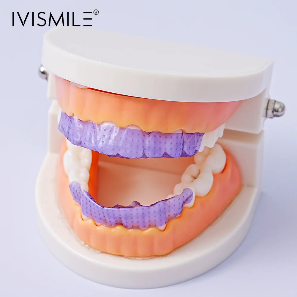 Best Selling Professional Sensitive-Free Purple Purple Teeth Whitening Strips Colour Corrector Dry Strips 7 Pairs